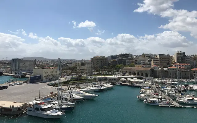 Port of Heraklion, about 4 km from Heraklion Airport